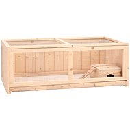 SHUMEE Cage for hamsters 104 × 52 × 38 cm solid fir wood - Cage for Rodents