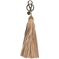 Balmuir Trevi leather keyring, 25 cm, beige - Keychain