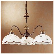 Kolarz 731.83.70 - Chandelier on Chain NONNA 3xE27/75W/230V Red - Chandelier