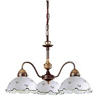 Kolarz 731.83.21 - Chandelier on Chain NONNA 3xE27/75W/230V Green - Chandelier