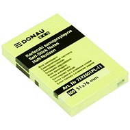 Samolepící bloček DONAU 50 × 75, 100l., žlutý - Memo Pad