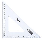 Surtep Ruler triangle, clear, 45°/177mm, Standard 1752 - Ruler