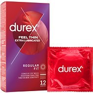Durex Feel Thin Extra Lubricated 12 ks - Kondómy