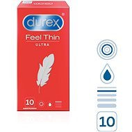 DUREX Feel Thin Ultra 10 pcs - Condoms