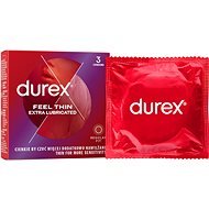 DUREX Feel Thin Extra Lubricated 3 ks - Kondómy