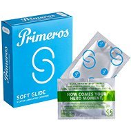 Primeros Soft Glide kondomy se zvýšenou dávkou lubrikace, 3 ks - Condoms