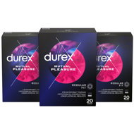 DUREX Mutual Pleasure 3×20 pcs - Condoms