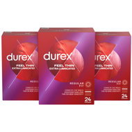 DUREX Feel Thin Extra Lubricated 3×24 pcs - Condoms