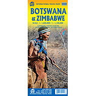 Botswana & Zimbabwe - přehledová mapa - 