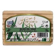 Knossos Řecké olivové mýdlo s eukalyptovým olejem 100 g - Bar Soap