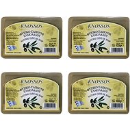KNOSSOS Greek olive soap natural green 100 g 4 pcs - Bar Soap