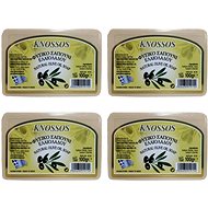 KNOSSOS Greek natural white olive soap 100 g 4 pcs - Bar Soap