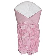 You and us Wrap with three ribbons - pink 11 - Swaddle Blanket