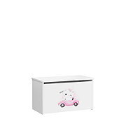 Kobi Daria toy chest 42 × 40 × 73 cm, white, Cat - Chest