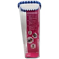 Kochblume Square ‘1-Click’ Tight-fitting Container, Light Blue, Size XL - Storage Jar