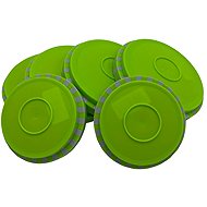 Kochblume ‘1-click’ Lid Set (6 pcs), green - Cap