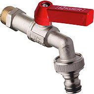 KOER Garden Tap with Quick-Connect Adaptor, KR.259 1/2" - Irrigation Valve