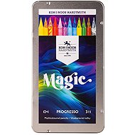 Koh-i-noor Progresso Magic 8772/12 Crayons in lacquer, in tin case 12 pcs - Coloured Pencils
