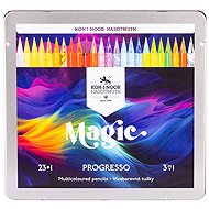 Koh-i-noor Progresso Magic 8774/24 Crayons in lacquer, in tin case 24 pcs - Coloured Pencils