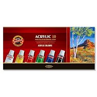 Koh-i-noor 162703/10 - acrylic paint set 10 × 16 ml - Acrylic Paints for Canvas