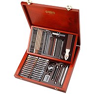 Koh-i-noor GIOCONDA 8896 large drawing set in wooden case 54 pcs - Art Supplies