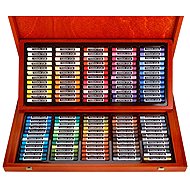 Koh-i-noor TOISON D´OR 8539/120 dusty chalks in wooden case 120 pcs - Art Supplies