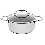 KOHERSEN Pot with lid Black Cube 20 cm - Pot