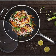 KOHERSEN WOK pan with lid Black Cube 32 cm - Wok Pan