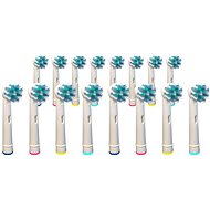 KOMA Set of 16 NK01 Spare Heads for Braun Oral B Cross Action Brushes - Toothbrush Replacement Head