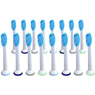 KOMA Set of 16 NK04 Spare Heads for Philips Sonicare SENSITIVE HX6054 Brushes - Toothbrush Replacement Head