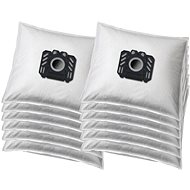 KOMA AG28PL - Set of 12 Vacuum Cleaner Bags for AEG Vampyr No.28 with Plastic Front, Textile - Vacuum Cleaner Bags