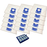 KOMA Accessory Set SB02PL for Electrolux, AEG, Philips vacuum cleaners, 15 Bags, 1 Hepa Filter - Vacuum Cleaner Bags