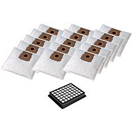 KOMA Accessory Set ZE01S for Zelmer Vacuum Cleaners, Cobra, Flip, Furio, 15 Bags, 1 Hepa Filter - Vacuum Cleaner Bags