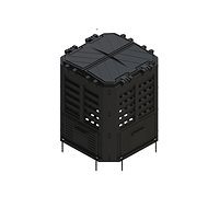 ROJAPLAST Composter, 69 x 84 x 69 cm, volume 360 l - Compost Bin