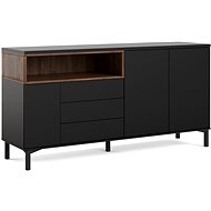 Falco Chest of drawers Atrei 178 black/walnut - Chest of Drawers
