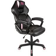 Konix Geek Star Onyx Gaming Chair, fekete-rózsaszín - Gamer szék