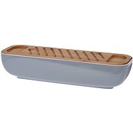 Koopman Bread pan with plate + knife - Breadbox