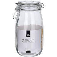 Koopman Glass jar with seal 1500 ml - Storage Jar