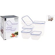 Koopman Set of 5 plastic jars Excelent with sealing lid - Food Container Set