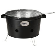 PROGARDEN Portable charcoal grill 34 cm black - Grill