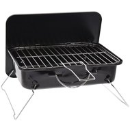 PROGARDEN Portable rectangular galvanized grill 35 × 25 × 8 cm - Grill