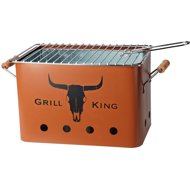 PROGARDEN Portable charcoal grill Grill King 43 × 20 cm brick - Grill