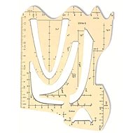Koh-i-noor 703061 - function graph stencil, smoky - Template