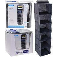 Koopman Hanging clothes organizer - 6 shelves - Hanging closet organiser
