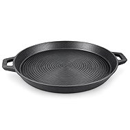 KOOPMAN BBQ cast iron round griddle plate 34cm diameter - Pan