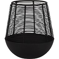 Koopmann International Metal wire candle holder 150 × 170 mm, black - Candlestick