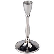 Koopmann International Aluminum candle holder for conical candle 85 × 170 mm, silver - Candlestick