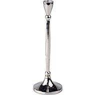 Koopmann International Aluminum candle holder for conical candle 90 × 280 mm, silver - Candlestick