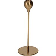 Koopmann International Aluminum candle holder for conical candle 90 × 90 × 220 mm, gold - Candlestick