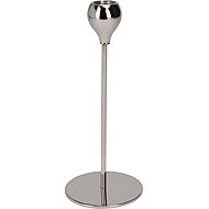 Koopmann International Aluminum candle holder, smooth, for conical candle 90 × 90 × 220 mm, silver - Candlestick